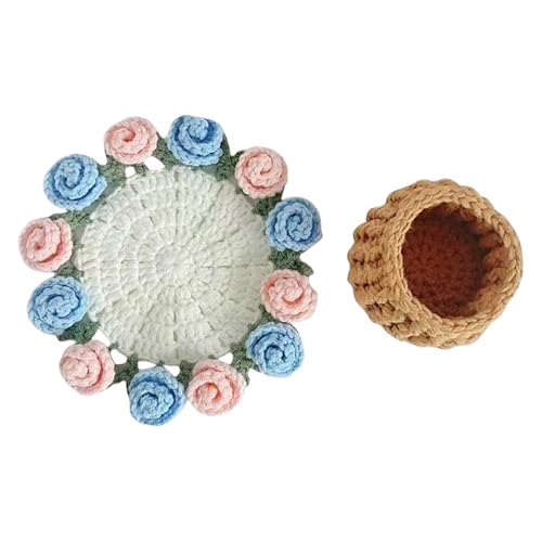 Fluxioxtna Rose Bouquet Häkchen Coasters Kits Blumenersetzer Häkelstarter Kits Häkeln Kits Für Die Heimdekoration Fluxioxtna Rose Bouquet Häkchen Coasters Kits Blumenersetzer Häkelstarter Kits Häkeln Kits Für Die Heimdekoration von Fluxioxtna