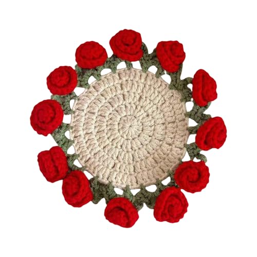 Fluxioxtna Rose Bouquet Häkchen Coasters Kits Blumenersetzer Häkelstarter Kits Häkeln Kits Für Die Heimdekoration Fluxioxtna Rose Bouquet Häkchen Coasters Kits Blumenersetzer Häkelstarter Kits Häkeln Kits Für Die Heimdekoration von Fluxioxtna