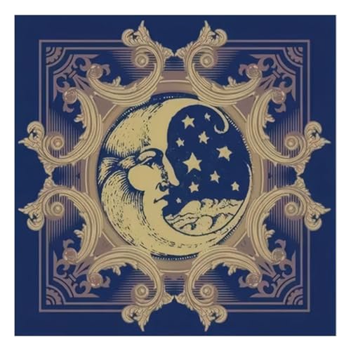 Fluxioxtna Tarots Tischdecke Multifunktions Divinationen Tischtuch 50x50/60x60/75x75cm Brettspiel Oracles Kartenpolster Runes Tischmatte von Fluxioxtna