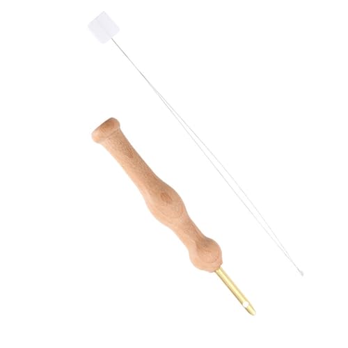 Holzgriff Stickstift Mit Nadel Threader Verstellbares Stanznadelwerkzeug Für Anfänger Stickerei Nadelwork Holzgriff Stickstift Mit Nadel Threader Verstellbares Stanznadelwerkzeug Für Anfänger Stickerei Nadelwork von Fluxioxtna