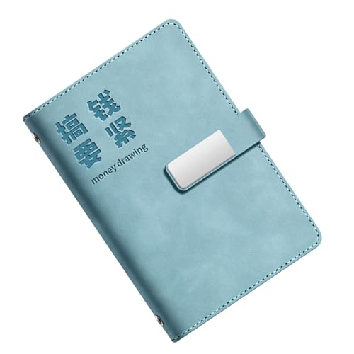 Leder Budget Planer Geld Organizer Notizbuch Mit 90 Seiten Budget Blatt 6 Ringe Leder Bindemittel Deckungen Für Männer Frauen Bargeldbuchhaltung Notebook von Fluxioxtna