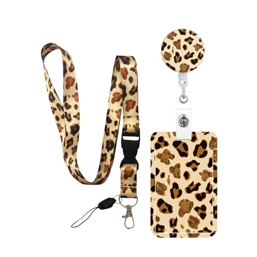 Leopards Drucklanyard Mit Identitätskarteninhaber Einsenerhafter Abzeichen Reel Kartenhalter Mit Abnehmbarem Lanyard Für Büro Leopards Drucklanyard Mit Identitätskarteninhaber Einsenerhafter Abzeichen Reel Kartenhalter Mit Abnehmbarem Lanyard Für Büro von Fluxioxtna