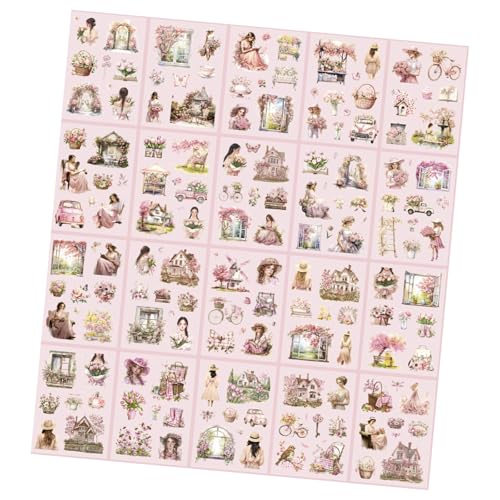 Mädchen Charakter Themen Aufkleber Dekorative Aufkleber Sammelalbum Retro Journal Retro Dekorative Gepäck Mädchen Charakter Thema Thema Mädchen Charakter Themen Aufkleber Dekorative Aufkleber Sammelalbum Retro Journal Retro Dekorative Gepäck Mädchen Charakter Thema Thema von Fluxioxtna