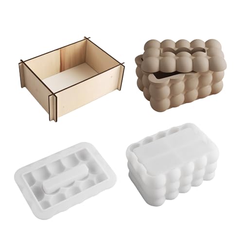 Mehrzweck Silikonform Set Zum Handwerk Von Epoxidgewebehaltern Dekorative Aufbewahrungsboxen Und Personalisieren Geschenke Basteln Silikonform von Fluxioxtna