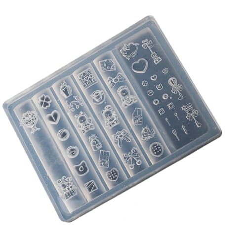 Nägel Dekore Silikonform Nägel Stempelvorlagen Nägel Decors Formen Nägel Schnitzen Schimmel Geschenk Für Nägel Dekore Enthusiasten von Fluxioxtna