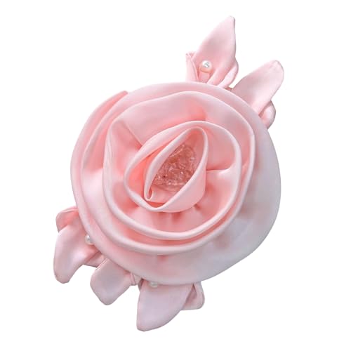 Perlen Rose Seidenblume Für Handwerksprojektmaterialien Kits Hochzeitskleid Formelle Kleider Stirnbandhut Nähen Auf Applikationen von Fluxioxtna