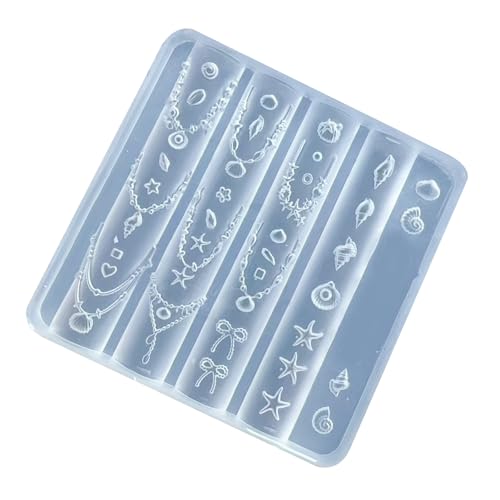 Professionelle Nägel Kunstform Muschel Themen Kleine Zubehör Schimmel Nägel Dekorative Schimmel Für Salon Maniküre Dekoration Halskette Nagel Charme von Fluxioxtna