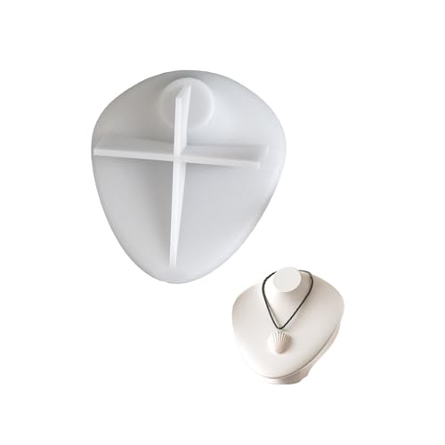 Silikon Handwerksform Für Harzzement Gipsguss Schmuck Zeigen Halskettenhalterzubehör Silikonschmuckform von Fluxioxtna