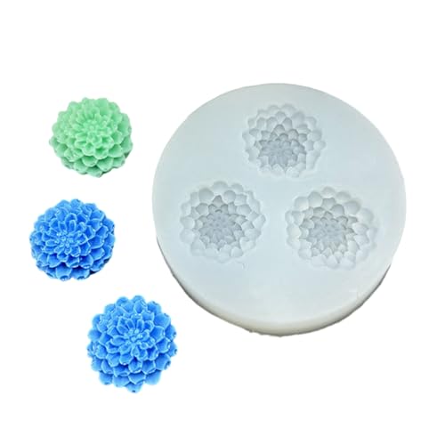 Silikonhandwerksformsammlung 6 Blumendesigns Rose Blütenblatt Pinecon Blossom Sicher Flexibel Für Schmuck Kreation Einfache Silikonblumenformen von Fluxioxtna