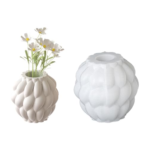 Silikonvase Formen Harz Crafting Formen Rotierende Regentropfenblütenpotformen Flexible Formen Epoxyformen Für Pflanzgefäße von Fluxioxtna