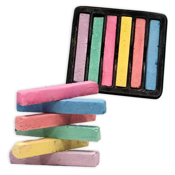 Haarkreide Set in 6 verschiedenen Farben, auswaschbar von FlyLuxe