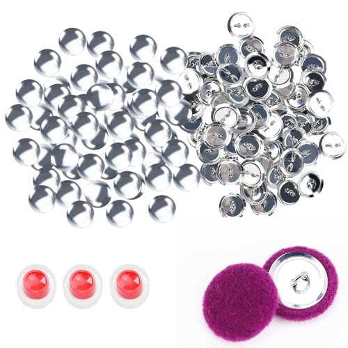 30 Stück Selbstabdeckende Knöpfe, Knöpfe zum Abdecken mit flachen Rückseiten Runder Knopfsatz, Stoffbeutel Abdeckung Knöpfe Knopfabdeckungen Sets für Hüte Hemden Rucksäcke Heimwerkerbedarf (22mm) 30 Stück Selbstabdeckende Knöpfe, Knöpfe zum Abdecken mit flachen Rückseiten Runder Knopfsatz, Stoffbeutel Abdeckung Knöpfe Knopfabdeckungen Sets für Hüte Hemden Rucksäcke Heimwerkerbedarf (22mm) von Flylin