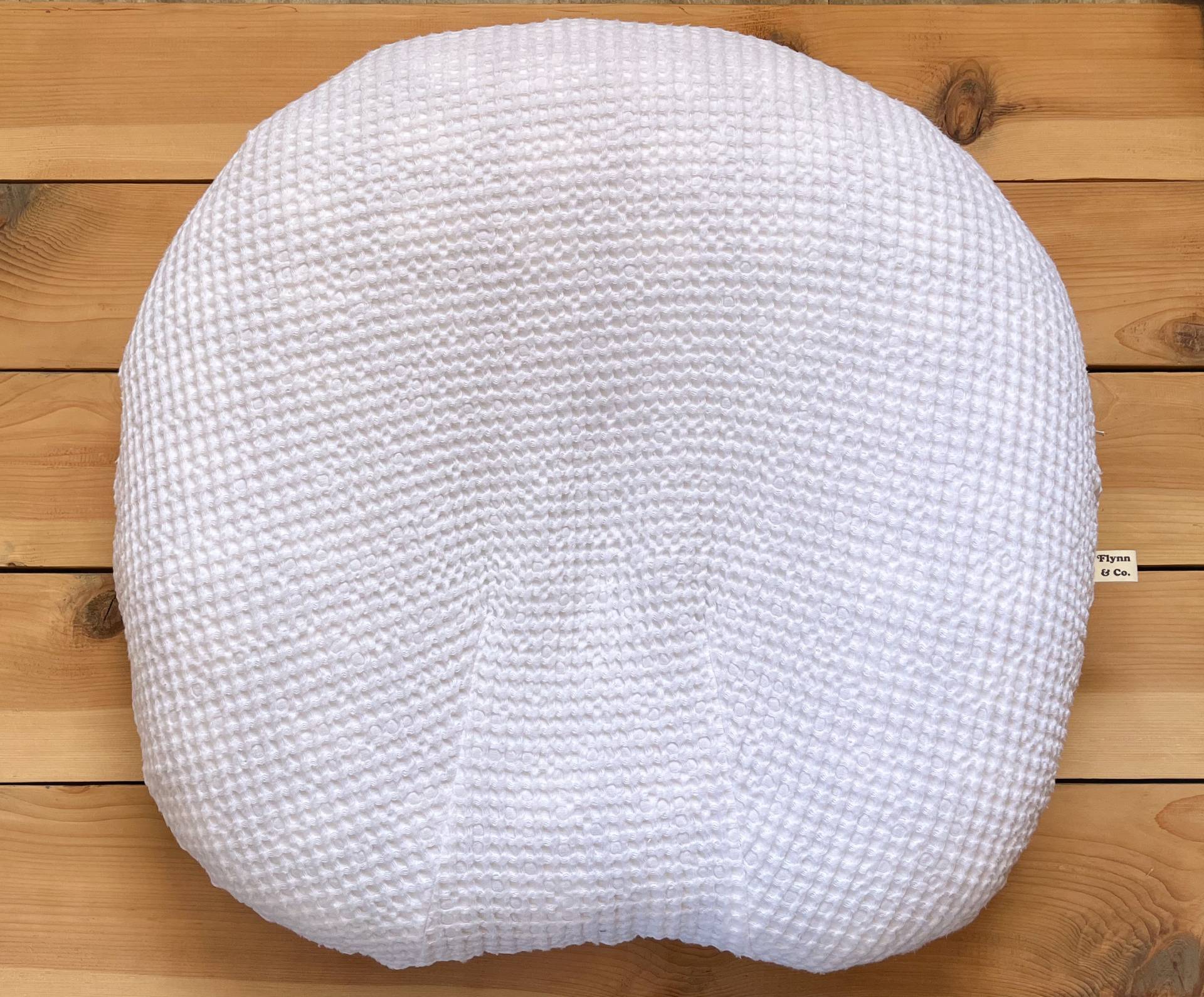 Baby Liegebezug Weiße Waffelleinen, Waffelleinen Babyliegekissenbezug, Babykissenbezug Baby Liegebezug Weiße Waffelleinen, Waffelleinen Babyliegekissenbezug, Babykissenbezug von FlynnAndCompany