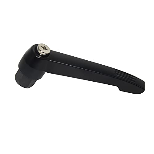 Flyshop Schwarzer M12-Gewinde, Maschinen-Zink, verstellbarer Griff, Klemmhebel Flyshop Schwarzer M12-Gewinde, Maschinen-Zink, verstellbarer Griff, Klemmhebel von Flyshop