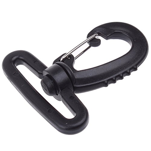 flyshop 20 PCS Kunststoff Karabinerverschluss Gurt Drehgelenk Rotary Schnalle Haken für Reisen Sport Tasche Rucksack 1 1/4-Inch schwarz flyshop 20 PCS Kunststoff Karabinerverschluss Gurt Drehgelenk Rotary Schnalle Haken für Reisen Sport Tasche Rucksack 1 1/4-Inch schwarz von Flyshop