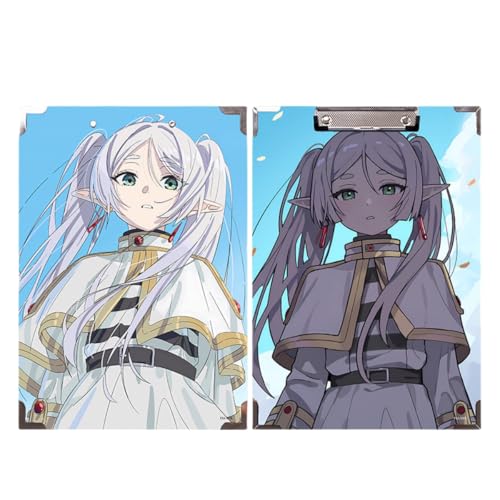 Flyshun Anime Frieren Figuren wasserfeste Holz-Ordner – 30 x 21 cm (A4), für Schule & Büro (Frieren 6) von Flyshun