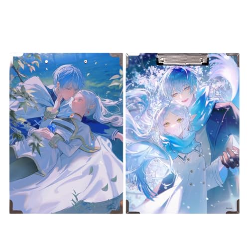 Flyshun Anime Frieren Figuren wasserfeste Holz-Ordner – 30 x 21 cm (A4), für Schule & Büro (Himmel 4) von Flyshun
