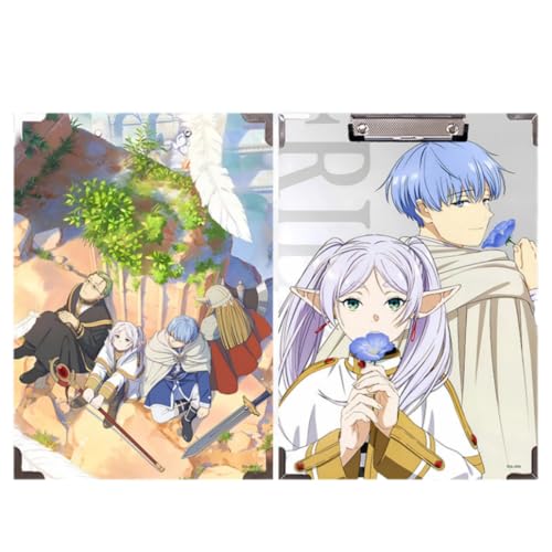 Flyshun Anime Frieren Figuren wasserfeste Holz-Ordner – 30 x 21 cm (A4), für Schule & Büro (Stil 1) von Flyshun