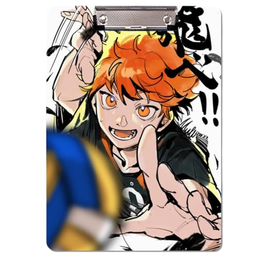 Flyshun Anime Hinata Shoyo Figuren PP Kunststoff-Ordner – 30 x 21 cm (A4), für Schule & Büro (Hinata Shoyo 2) von Flyshun