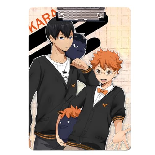 Flyshun Anime Hinata Shoyo Figuren PP Kunststoff-Ordner – 30 x 21 cm (A4), für Schule & Büro (Hinata Shoyo 4) von Flyshun