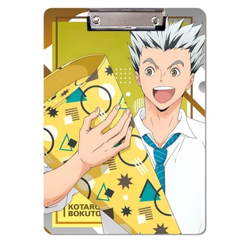 Flyshun Anime Hinata Shoyo Figuren PP Kunststoff-Ordner – 30 x 21 cm (A4), für Schule & Büro (Kotaro Bokuto) von Flyshun