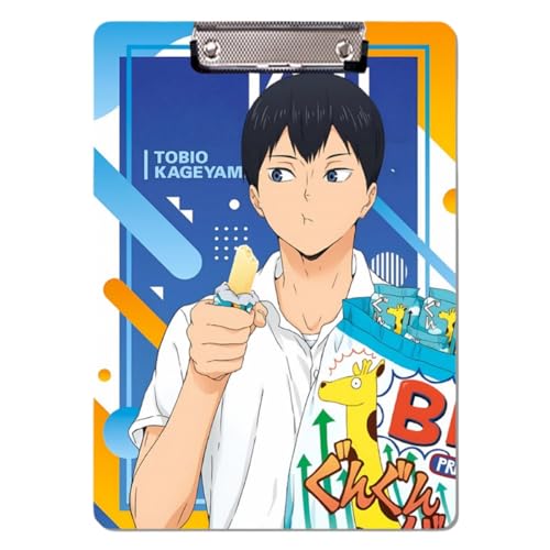 Flyshun Anime Hinata Shoyo Figuren PP Kunststoff-Ordner – 30 x 21 cm (A4), für Schule & Büro (Tobio Kageyama 1) von Flyshun