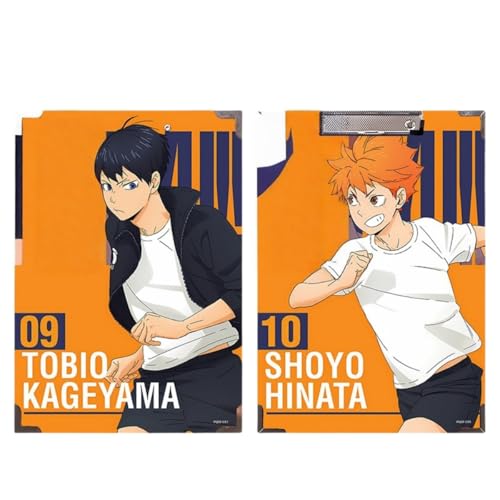 Flyshun Anime Hinata Shoyo Figuren wasserfeste Holz-Ordner – 30 x 21 cm (A4), für Schule & Büro (Hinata Shoyo 3) von Flyshun