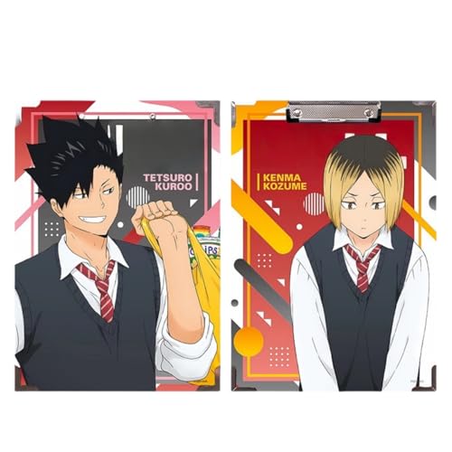 Flyshun Anime Hinata Shoyo Figuren wasserfeste Holz-Ordner – 30 x 21 cm (A4), für Schule & Büro (Kozume Kenma 1) von Flyshun