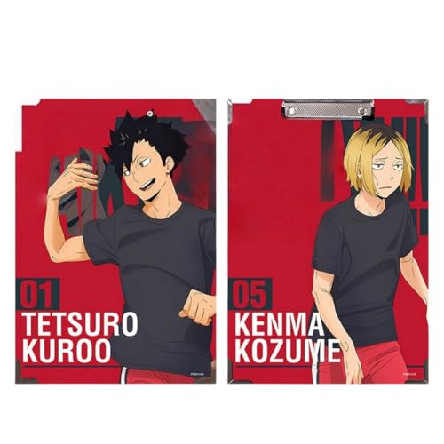 Flyshun Anime Hinata Shoyo Figuren wasserfeste Holz-Ordner – 30 x 21 cm (A4), für Schule & Büro (Kuroo Tetsurou) von Flyshun