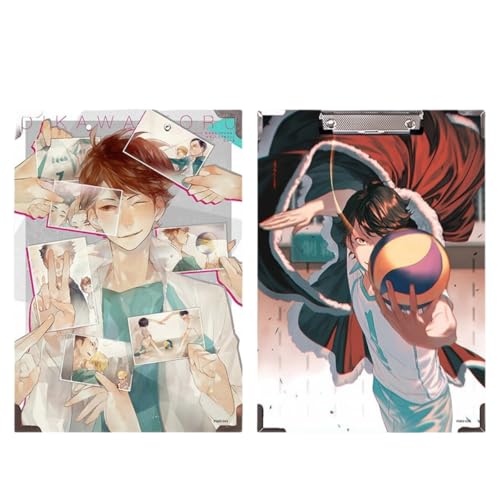 Flyshun Anime Hinata Shoyo Figuren wasserfeste Holz-Ordner – 30 x 21 cm (A4), für Schule & Büro (Oikawa Tooru 2) von Flyshun