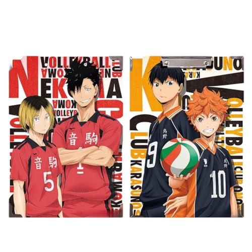 Flyshun Anime Hinata Shoyo Figuren wasserfeste Holz-Ordner – 30 x 21 cm (A4), für Schule & Büro (Stil 1) von Flyshun