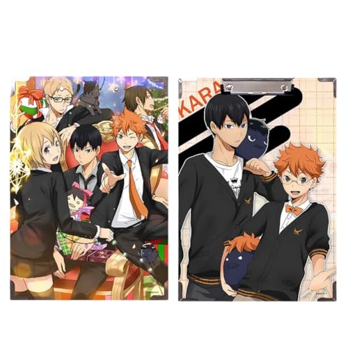 Flyshun Anime Hinata Shoyo Figuren wasserfeste Holz-Ordner – 30 x 21 cm (A4), für Schule & Büro (Stil 2) von Flyshun