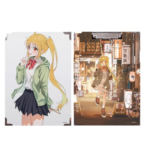 Flyshun Anime Ijichi Nijika Figuren wasserfeste Holz-Ordner – 30 x 21 cm (A4), für Schule & Büro (Ijichi Nijika 4) von Flyshun