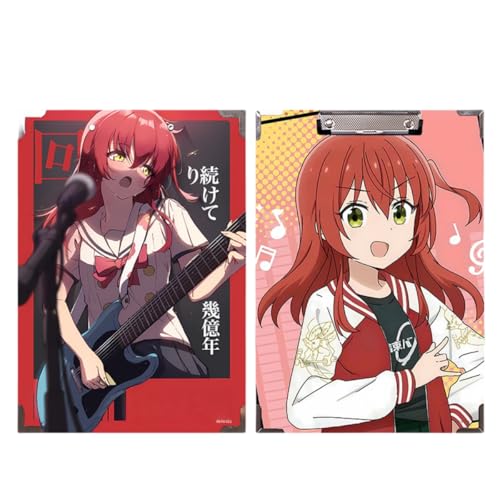 Flyshun Anime Ijichi Nijika Figuren wasserfeste Holz-Ordner – 30 x 21 cm (A4), für Schule & Büro (Kita Ikuyo 2) von Flyshun