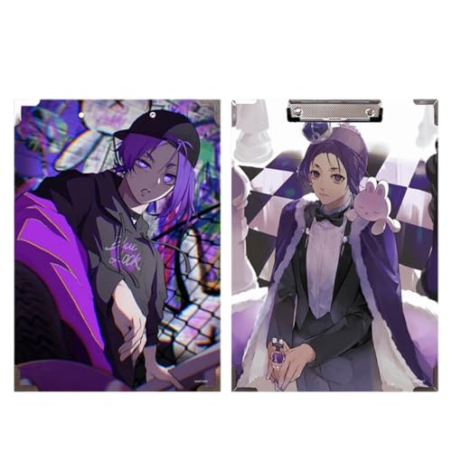 Flyshun Anime Isagi Yoichi Figuren wasserfeste Holz-Ordner – 30 x 21 cm (A4), für Schule & Büro (Mikage Reo 3) von Flyshun