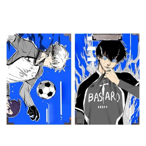 Flyshun Anime Isagi Yoichi Figuren wasserfeste Holz-Ordner – 30 x 21 cm (A4), für Schule & Büro (Nagi Seishiro 1) von Flyshun
