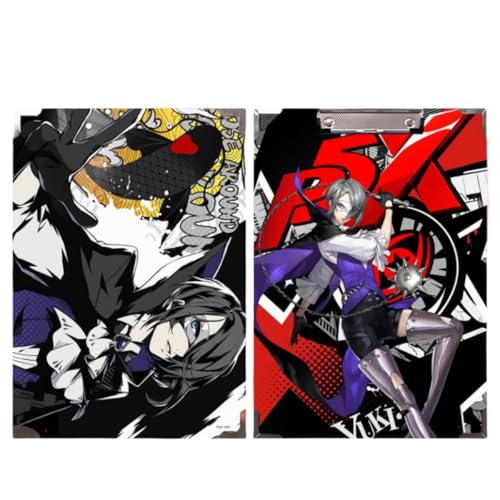 Flyshun Anime Joker Figuren wasserfeste Holz-Ordner – 30 x 21 cm (A4), für Schule & Büro (Fujikawa Yukimi) von Flyshun