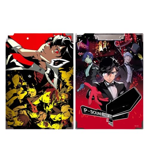 Flyshun Anime Joker Figuren wasserfeste Holz-Ordner – 30 x 21 cm (A4), für Schule & Büro (Joker 3) von Flyshun