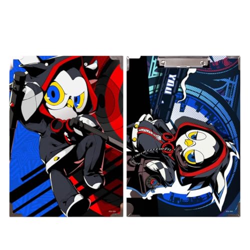 Flyshun Anime Joker Figuren wasserfeste Holz-Ordner – 30 x 21 cm (A4), für Schule & Büro (Lufel 1) von Flyshun