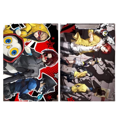 Flyshun Anime Joker Figuren wasserfeste Holz-Ordner – 30 x 21 cm (A4), für Schule & Büro (Stil) von Flyshun