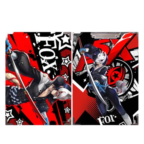 Flyshun Anime Joker Figuren wasserfeste Holz-Ordner – 30 x 21 cm (A4), für Schule & Büro (Yusuke Kitagawa) von Flyshun