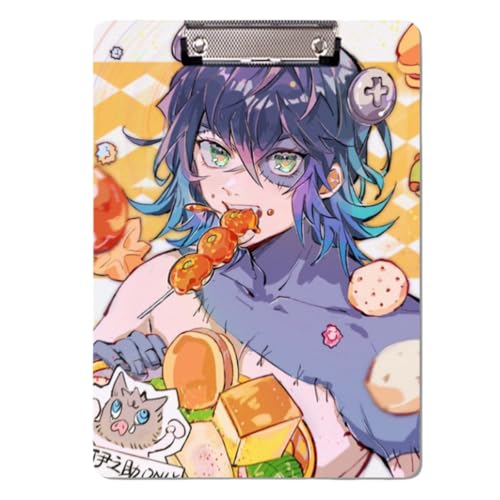 Flyshun Anime Kamado Nezuko Figuren PP Kunststoff-Ordner – 30 x 21 cm (A4), für Schule & Büro (Hashibira Inosuke 2) von Flyshun