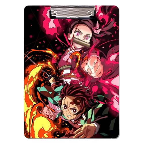 Flyshun Anime Kamado Nezuko Figuren PP Kunststoff-Ordner – 30 x 21 cm (A4), für Schule & Büro (Kamado Nezuko 3) von Flyshun