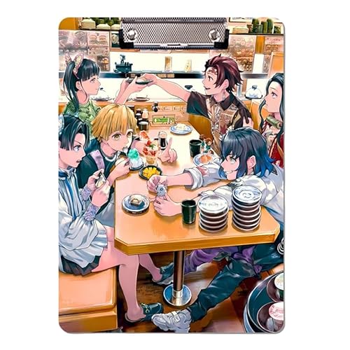 Flyshun Anime Kamado Nezuko Figuren PP Kunststoff-Ordner – 30 x 21 cm (A4), für Schule & Büro (Stil 1) von Flyshun