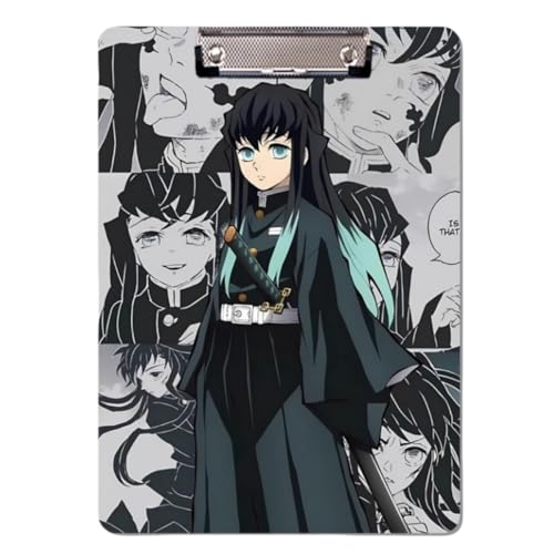 Flyshun Anime Kamado Nezuko Figuren PP Kunststoff-Ordner – 30 x 21 cm (A4), für Schule & Büro (Tokitou Muichirou) von Flyshun