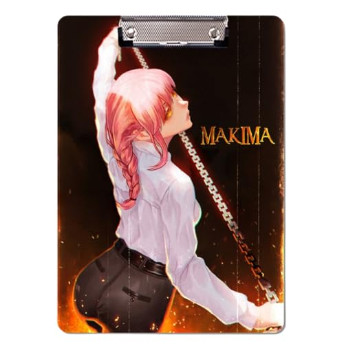 Flyshun Anime Power Figuren PP Kunststoff-Ordner – 30 x 21 cm (A4), für Schule & Büro (Makima 6) von Flyshun