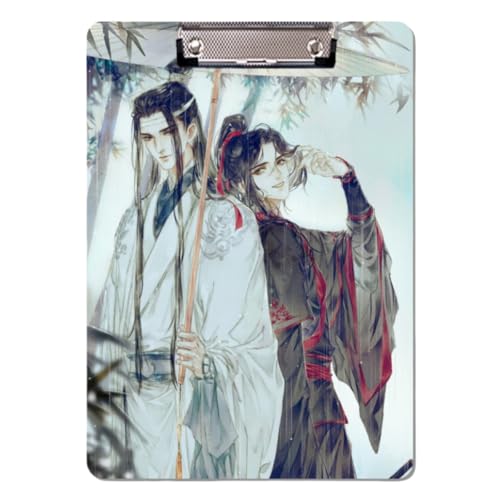 Flyshun Anime Wei Wuxian Figuren PP Kunststoff-Ordner – 30 x 21 cm (A4), für Schule & Büro (Lan Wangji 3) von Flyshun
