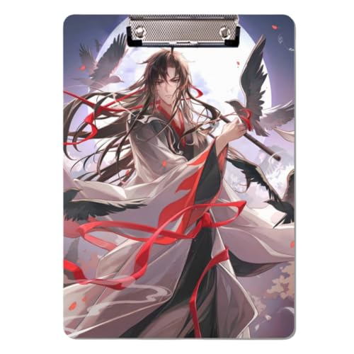 Flyshun Anime Wei Wuxian Figuren PP Kunststoff-Ordner – 30 x 21 cm (A4), für Schule & Büro (Wei Wuxian 1) von Flyshun