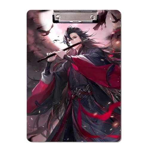 Flyshun Anime Wei Wuxian Figuren PP Kunststoff-Ordner – 30 x 21 cm (A4), für Schule & Büro (Wei Wuxian 3) von Flyshun