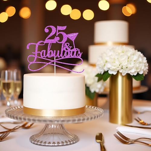 FmiyunEea 50 & Fabulous Cake Topper - 50. Geburtstag & Goldene Hochzeit Jubiläum Dekor (25) von FmiyunEea